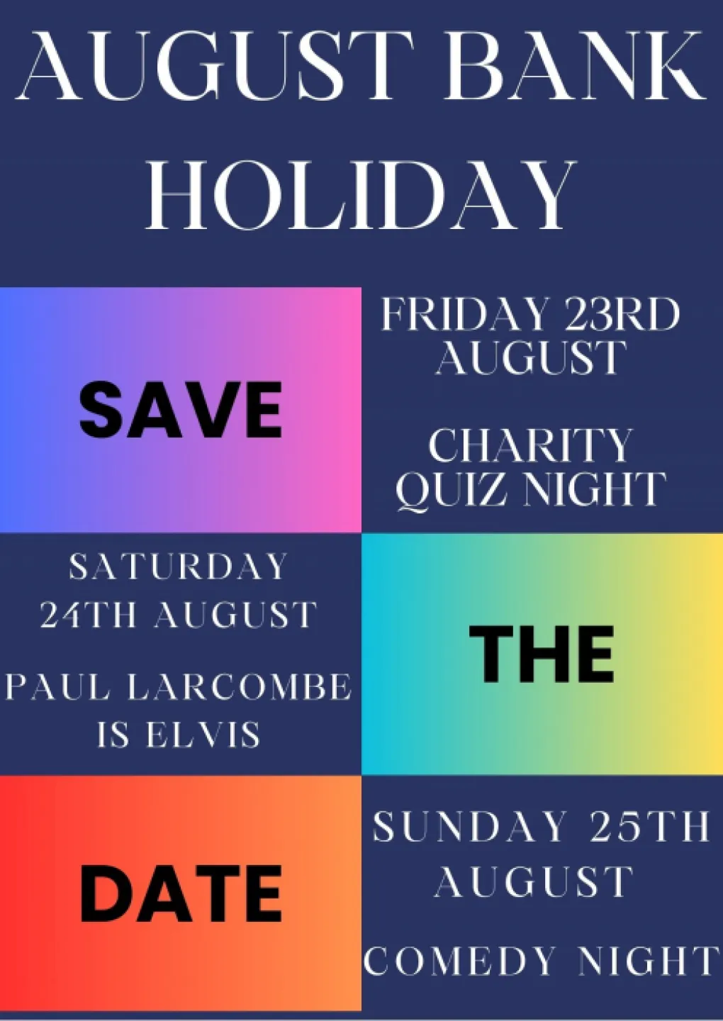 Save the Date