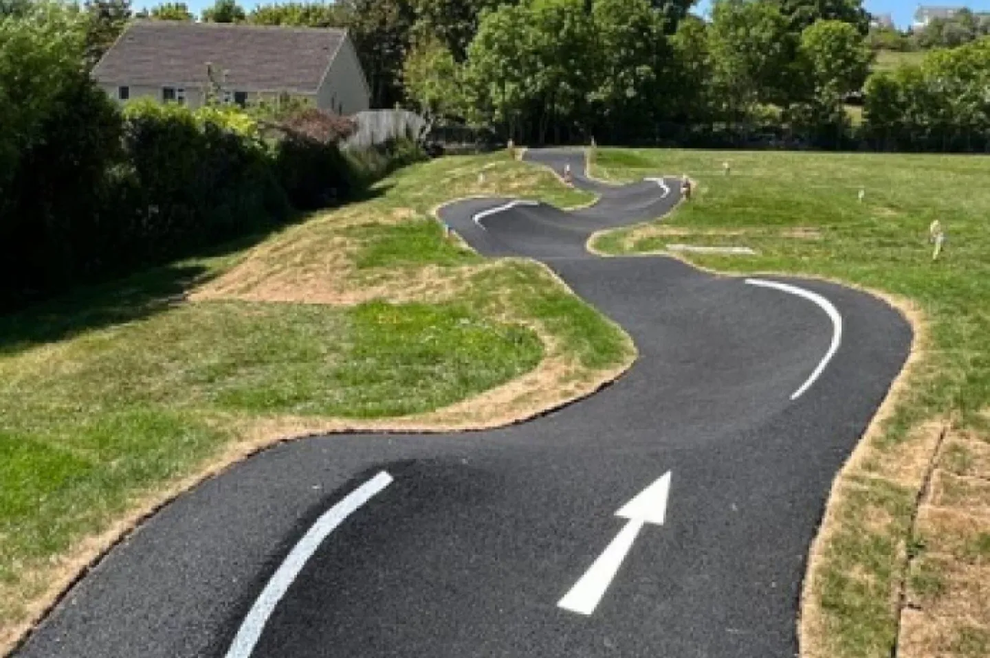 Ysgol Cynfran Pump Track
