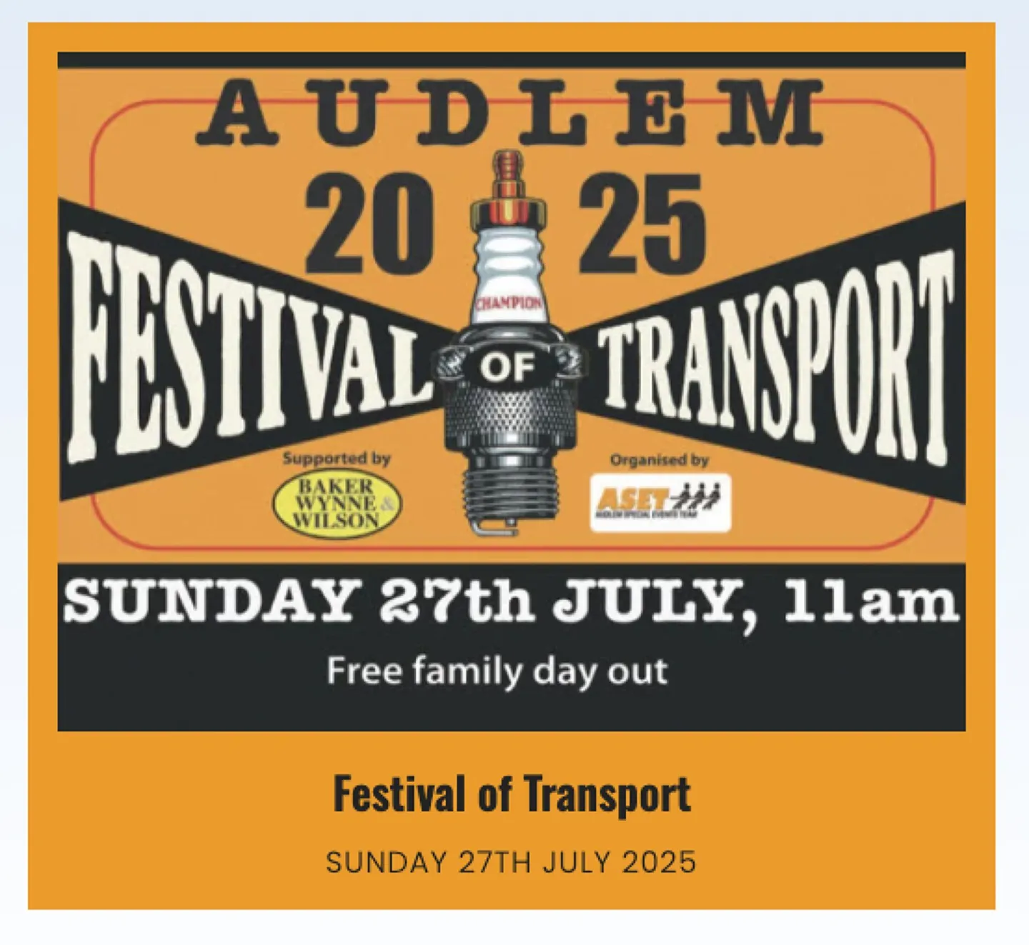 Festival Of Transport 2025