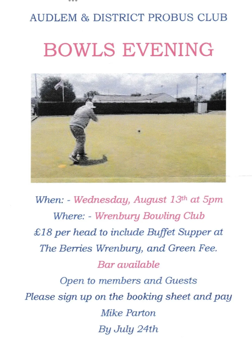 Bowls Evening