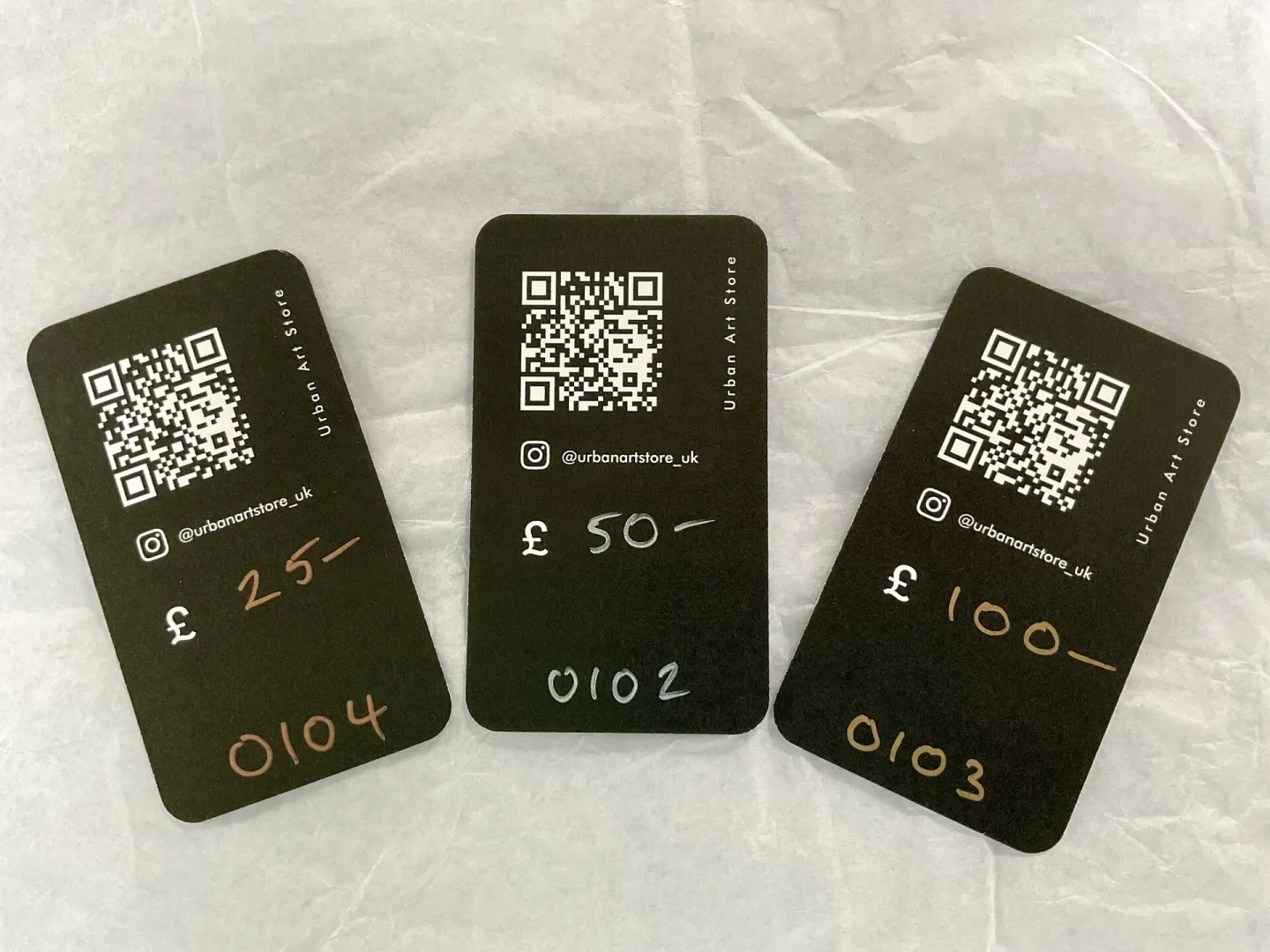 Gift vouchers