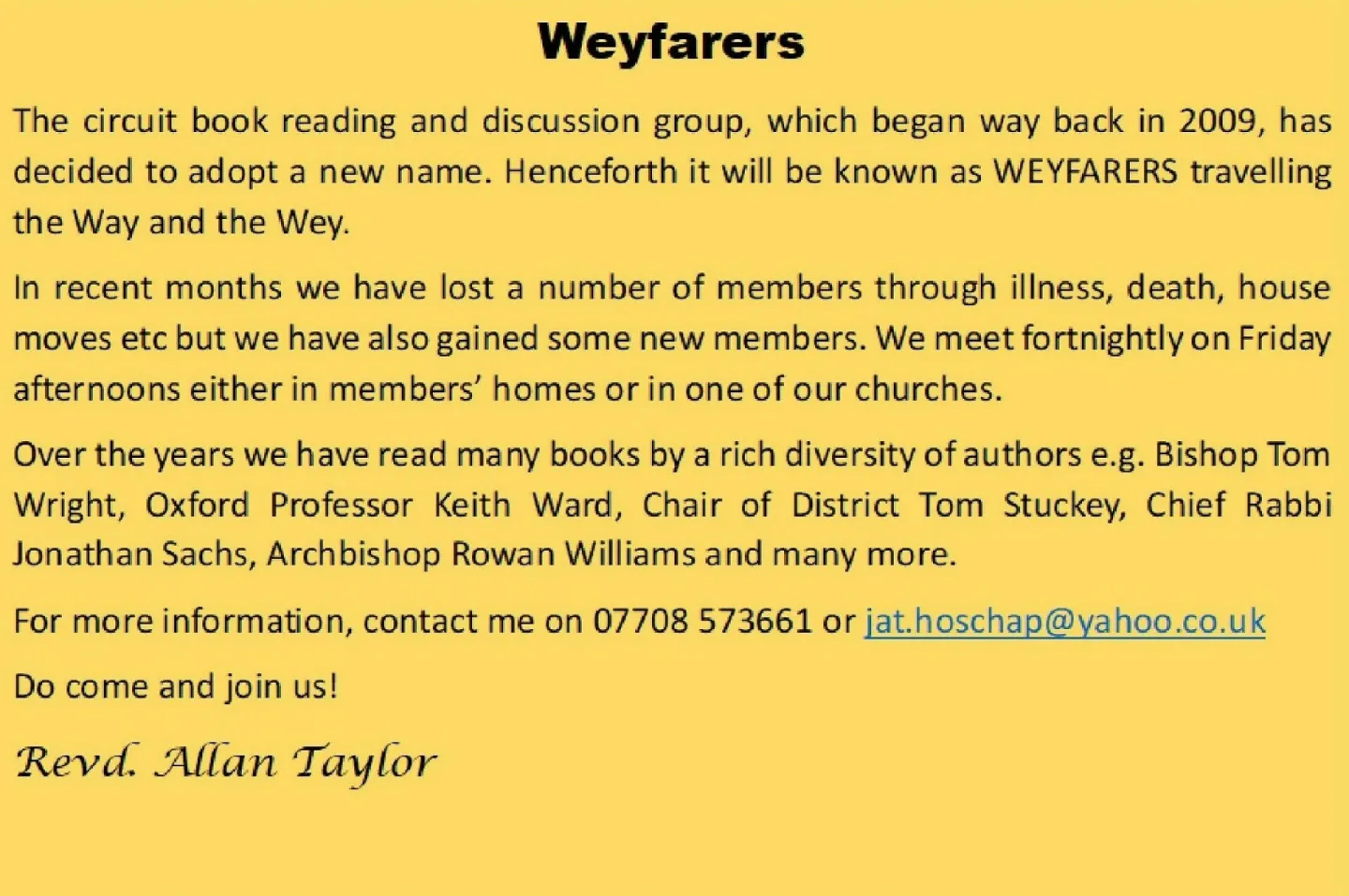 Weyfarers