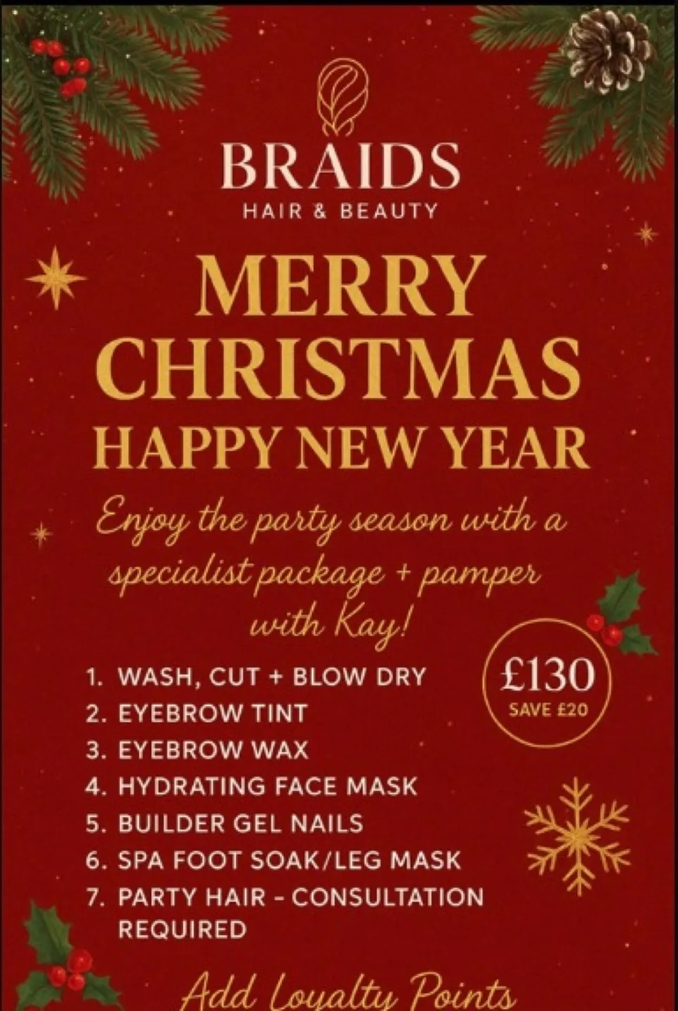 Braids Xmas