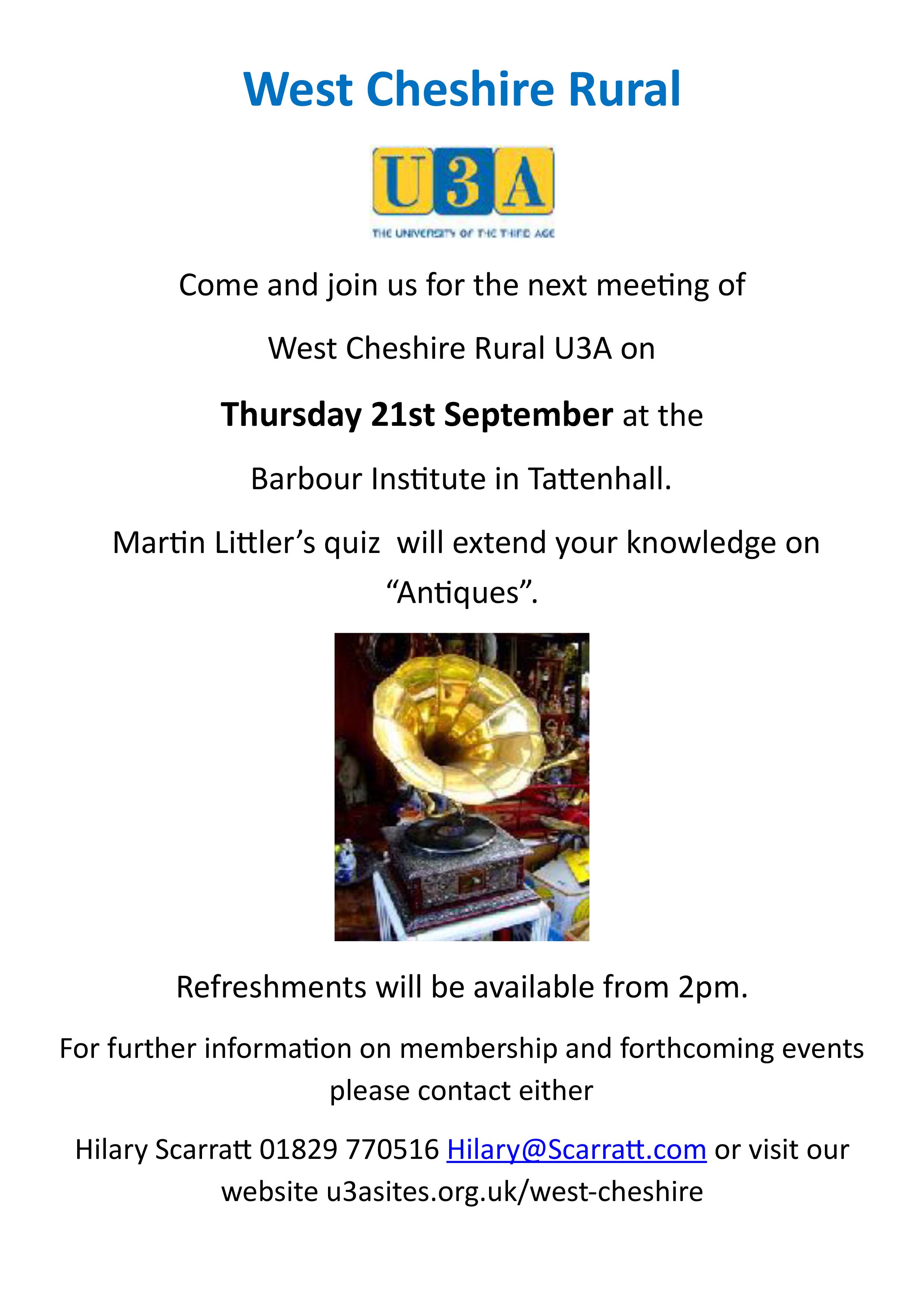 Martin Littler U3A
