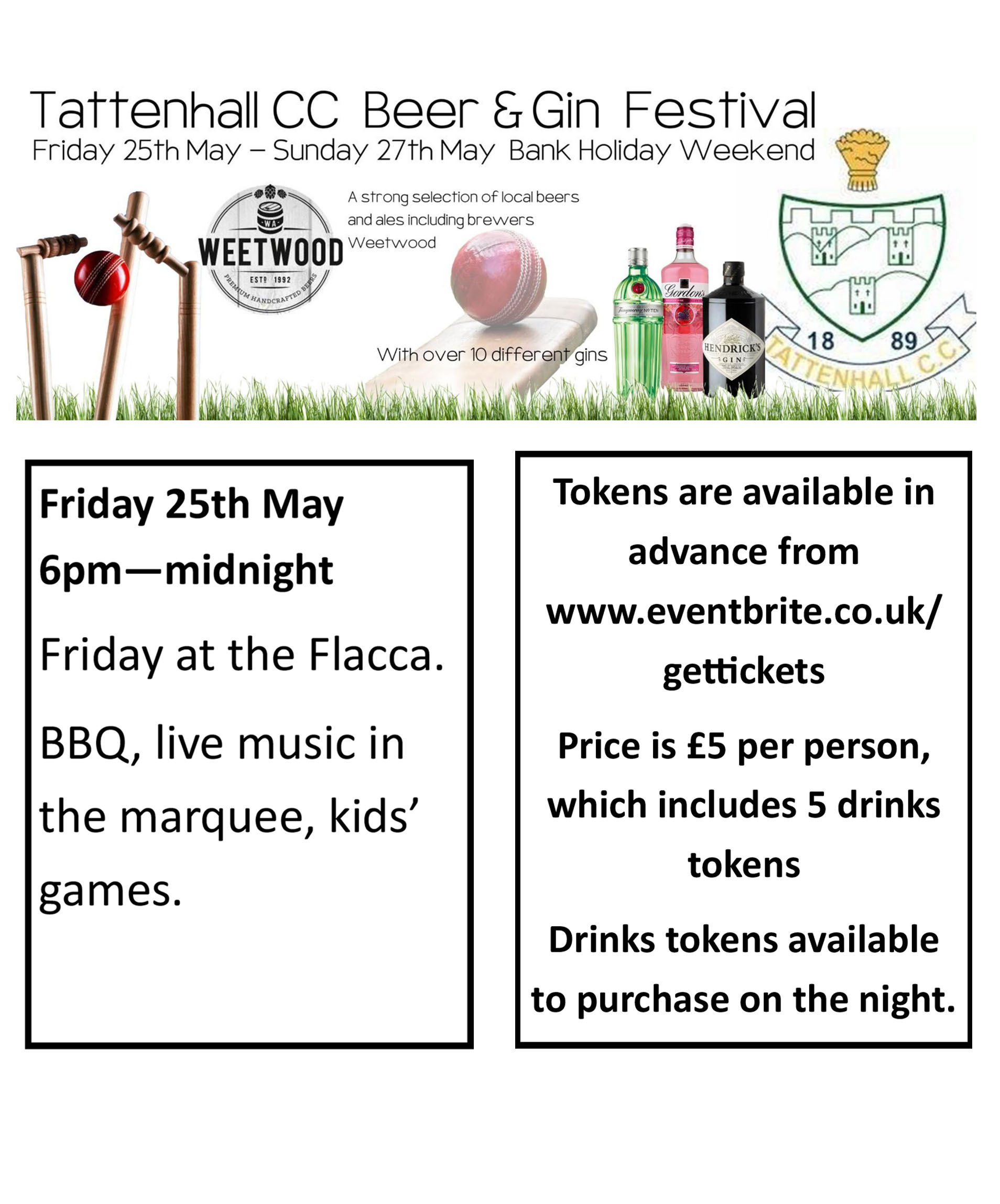 Cricket Weekend Fri