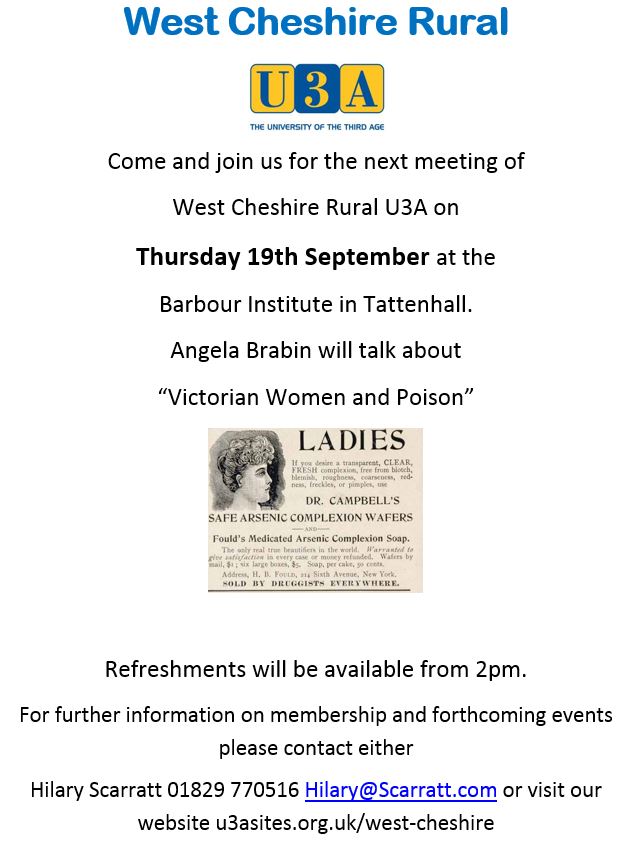 U3A September 2019