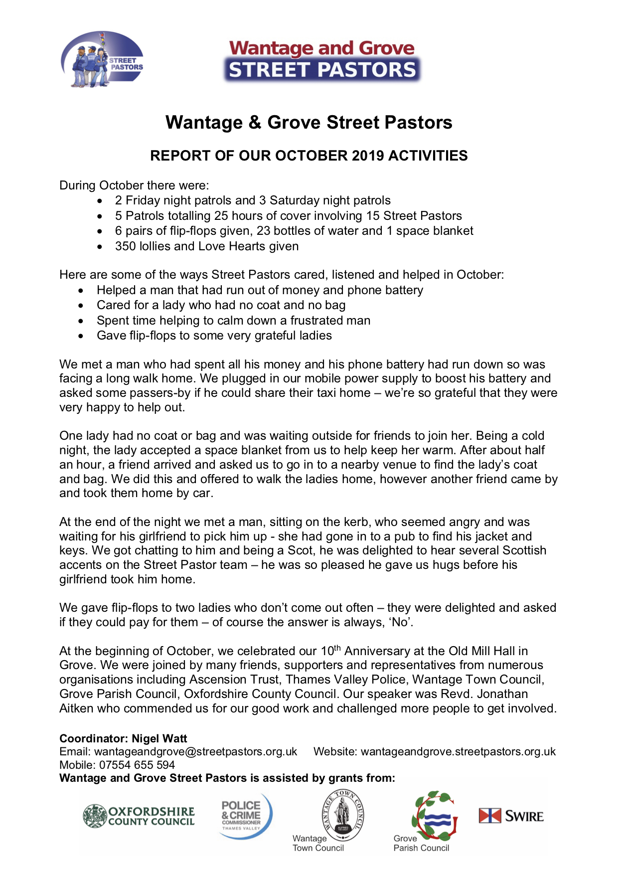 WGSP 10 2019 Report