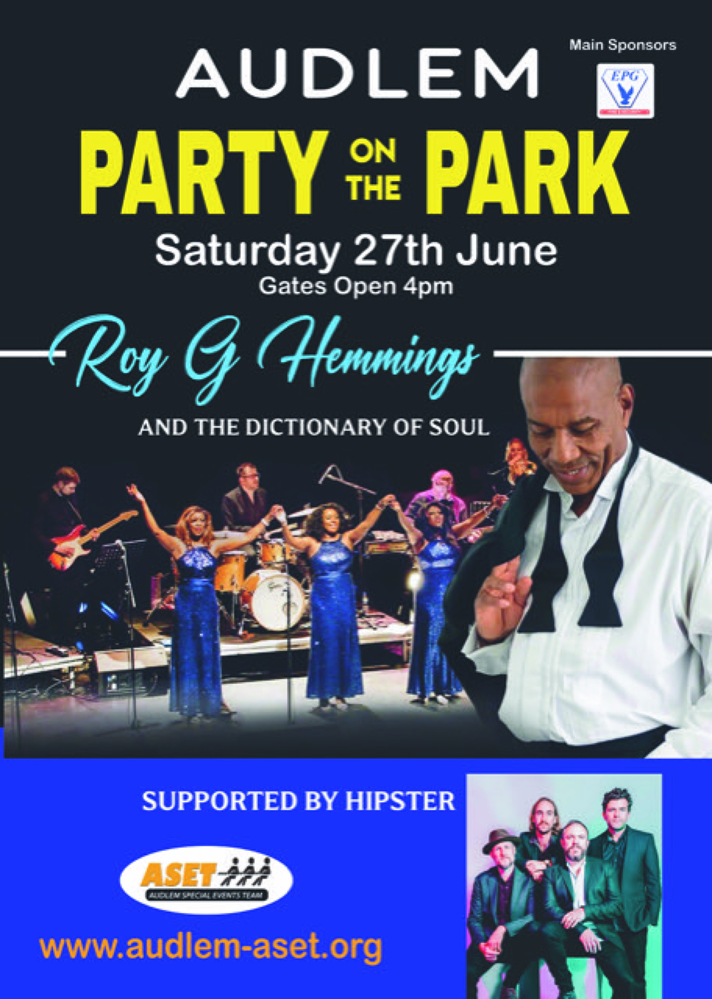 Party on the Park 2026 – Roy G Hemmings