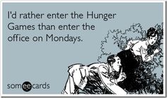 hunger games monday