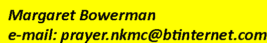 contact Margaret Bowerman 2017
