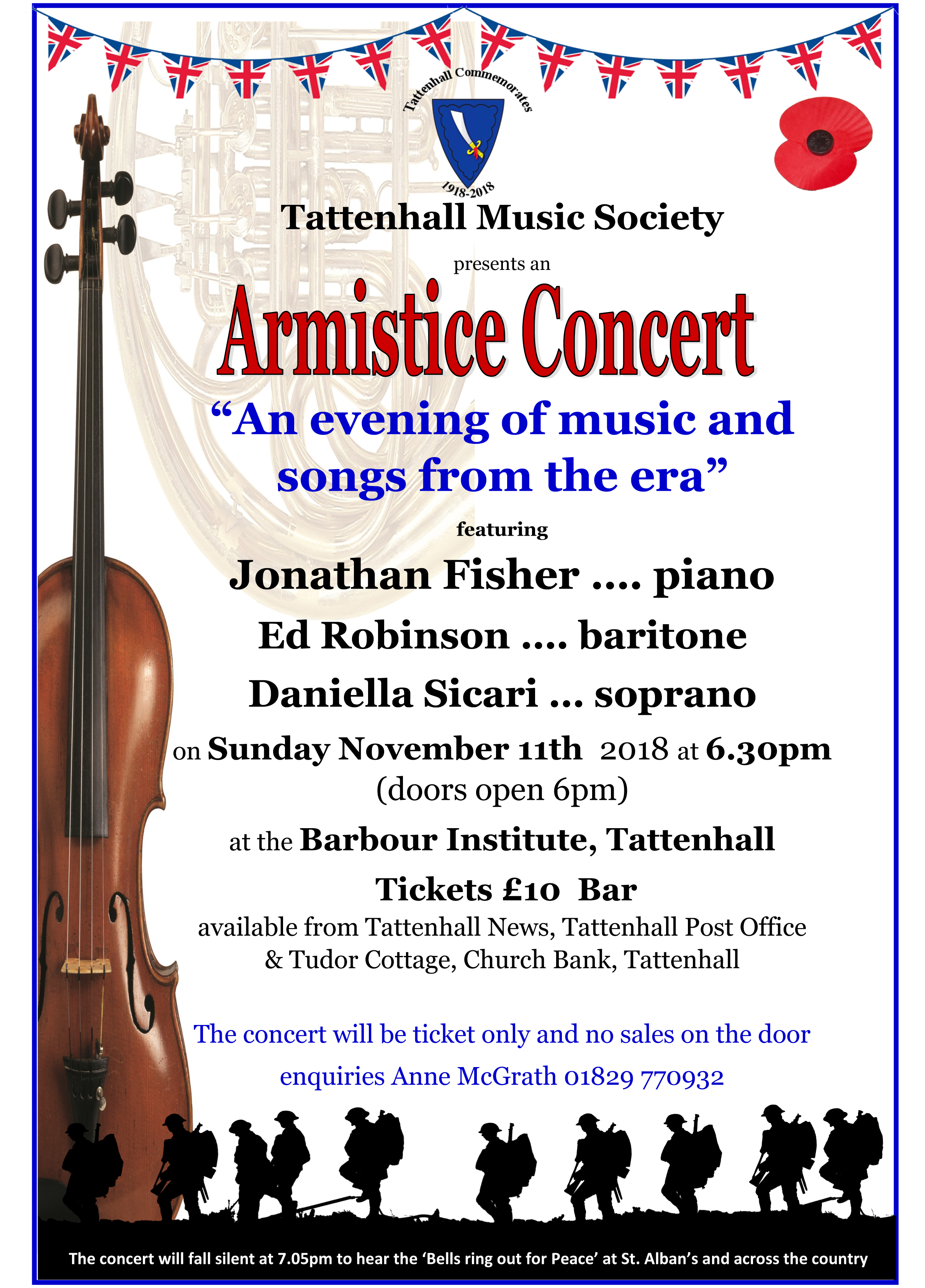 Tms Armistice Concert Poster