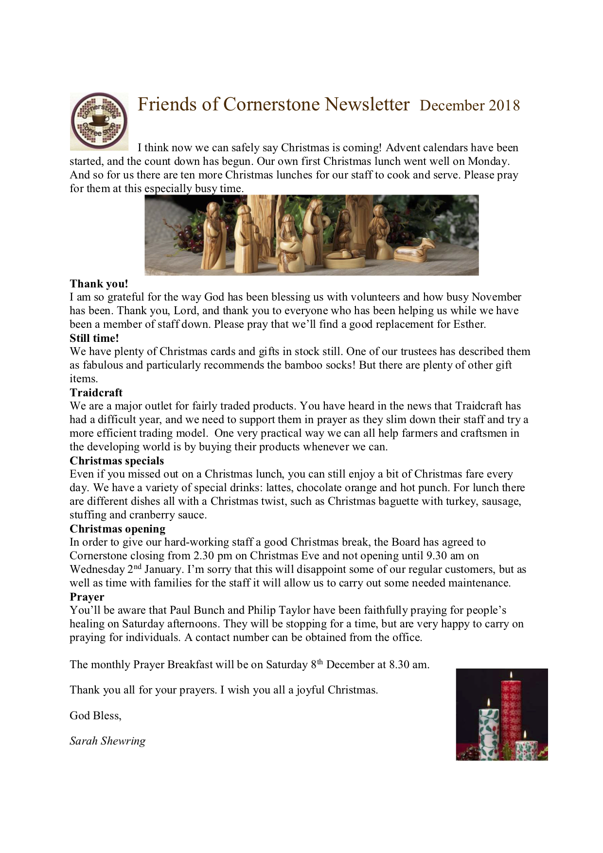 Friends Newsletter December 2018