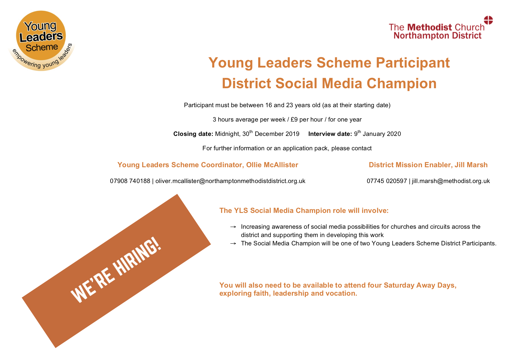 Social Media Champion Advert FINAL Nov 2019