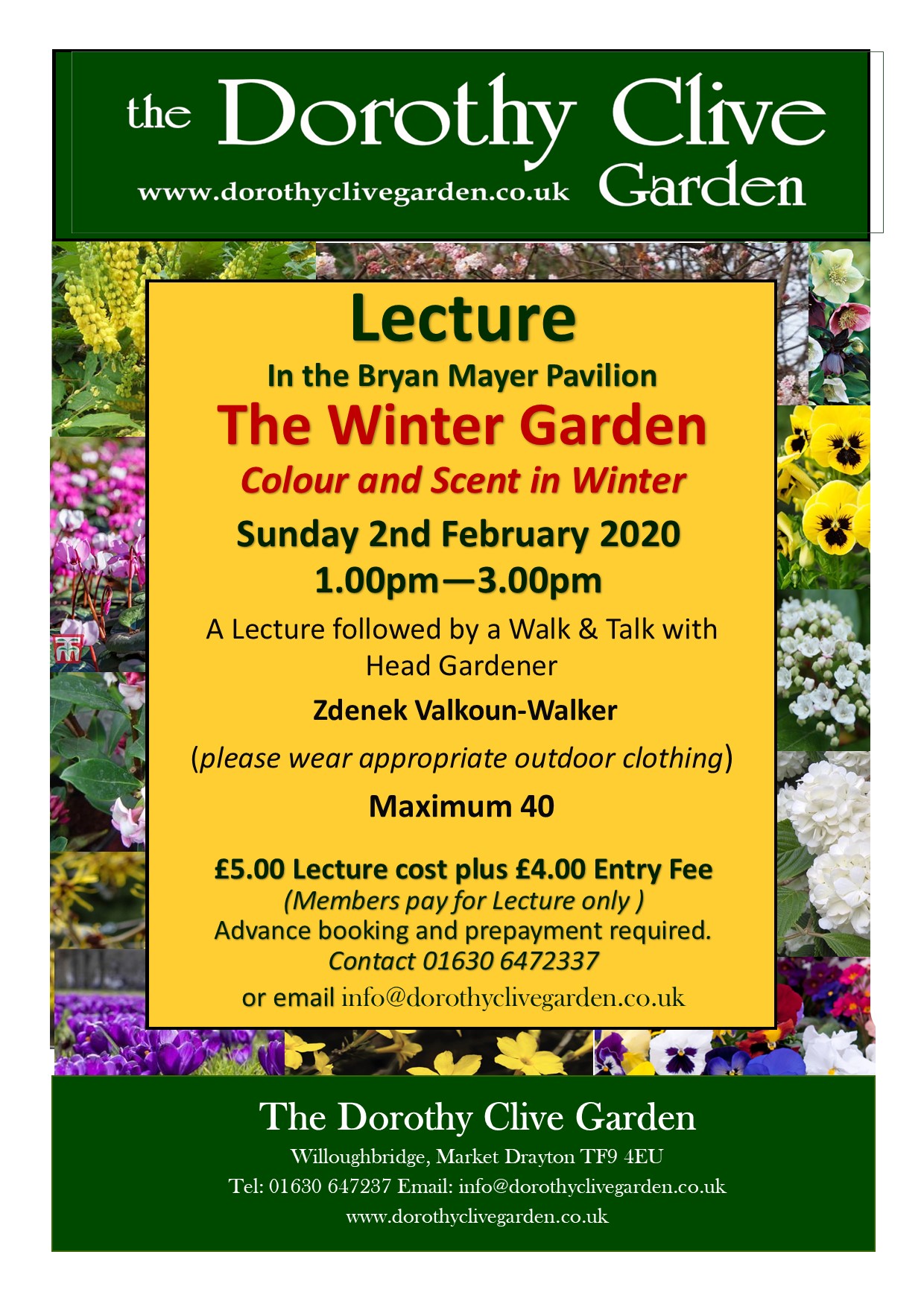 Winter Garden Lecture 2020
