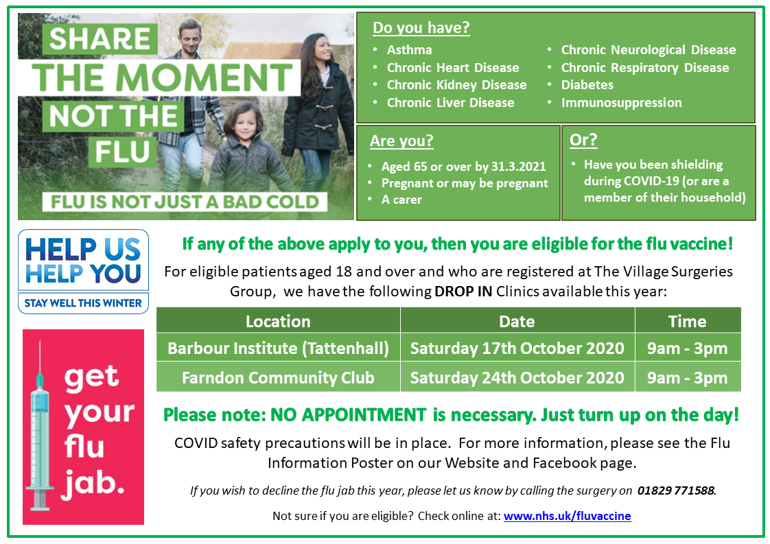 Flu Poster 2020-21 (Landscape)