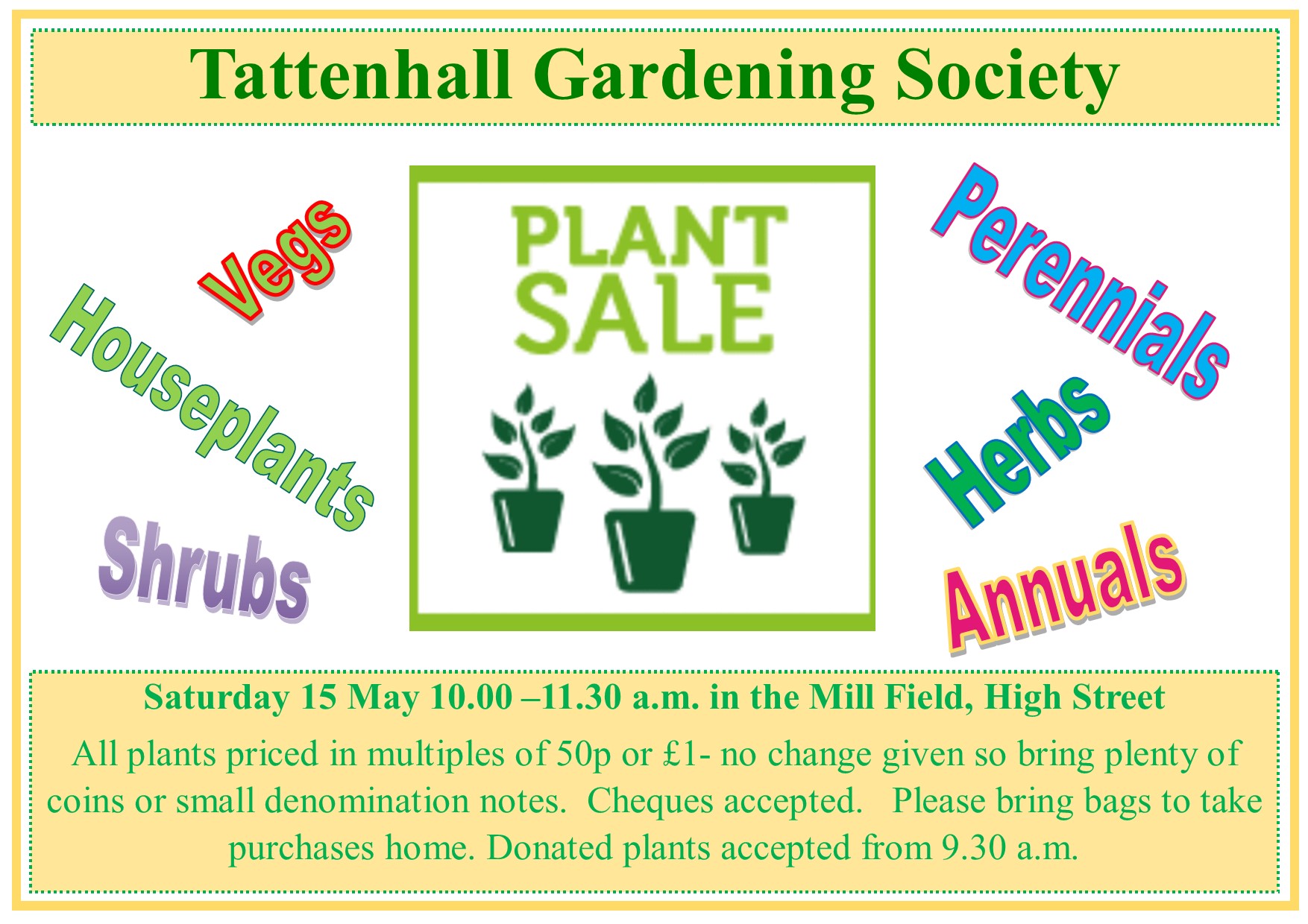 Plant Sale 1
