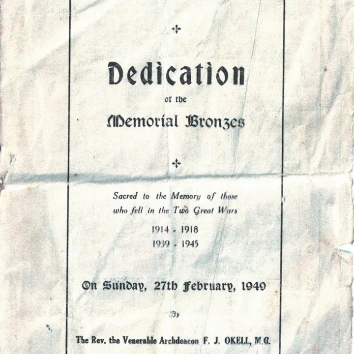 Dedication Service 1