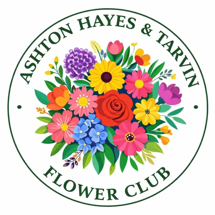 Ashton Hates and Tarvin Flower Club Logo