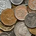 High-resolution close-up of various international