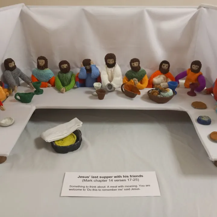 Knitted Last Supper