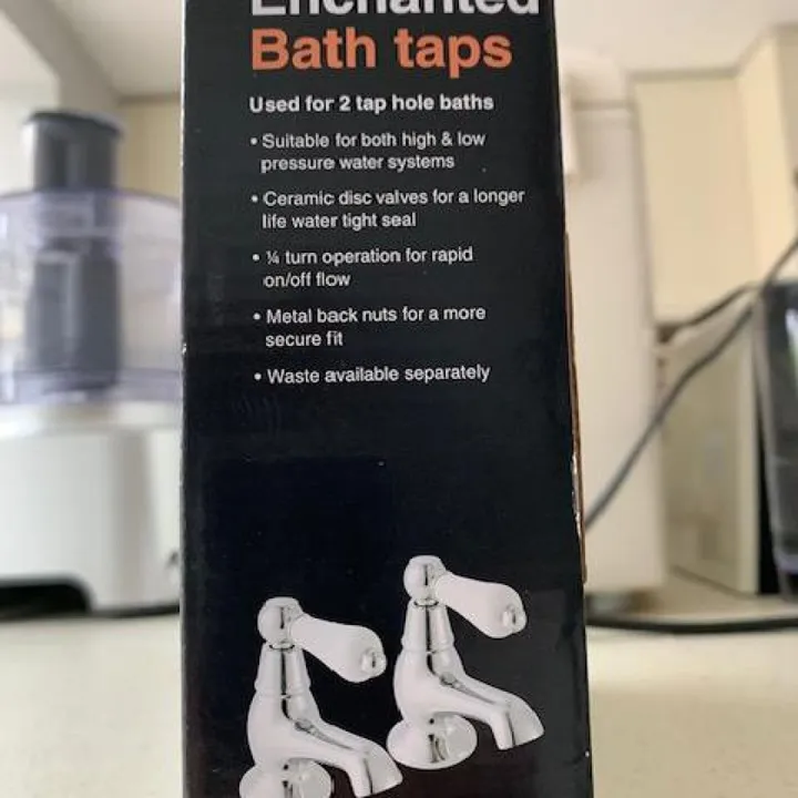 Unused chrome and brass bath taps &ndash; Items for sale