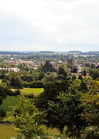 Countryside view over Newport, Shropshire