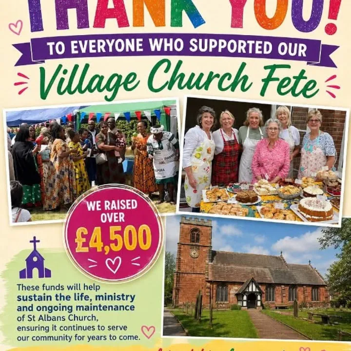 Church Fete Thank You