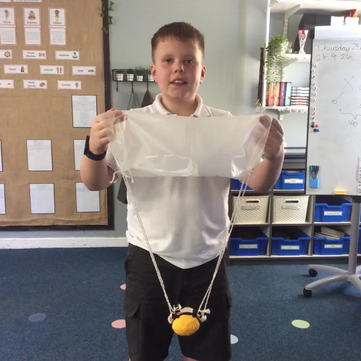 Parachute science experiment