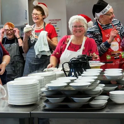 Lunch Club Kitchen Christmas 2015