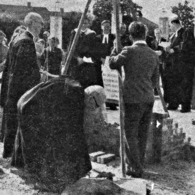 Laying Foundation &ndash; 27 June 1953 &ndash; Web
