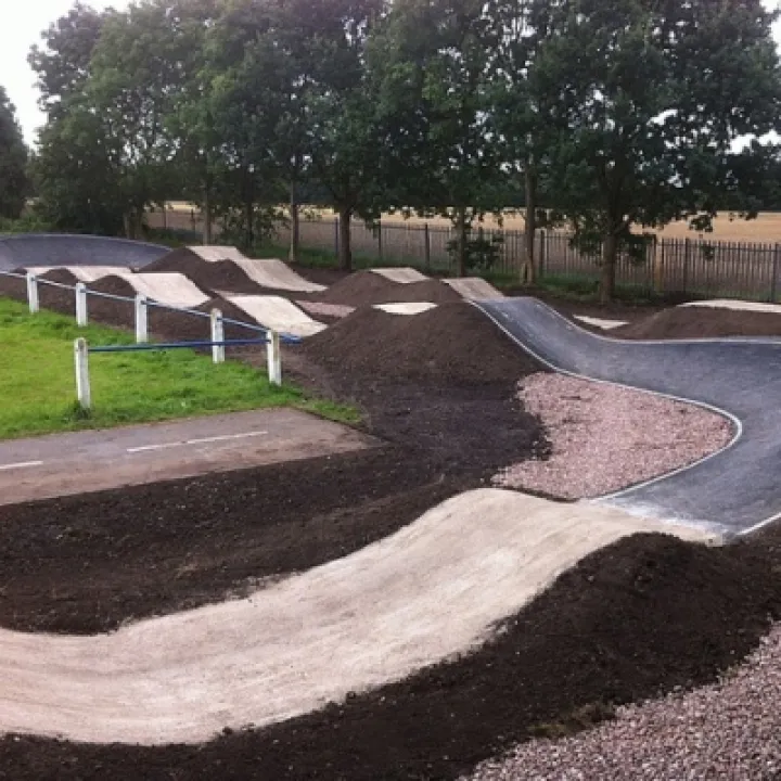 Mile Oak BMX Pump Track side view
