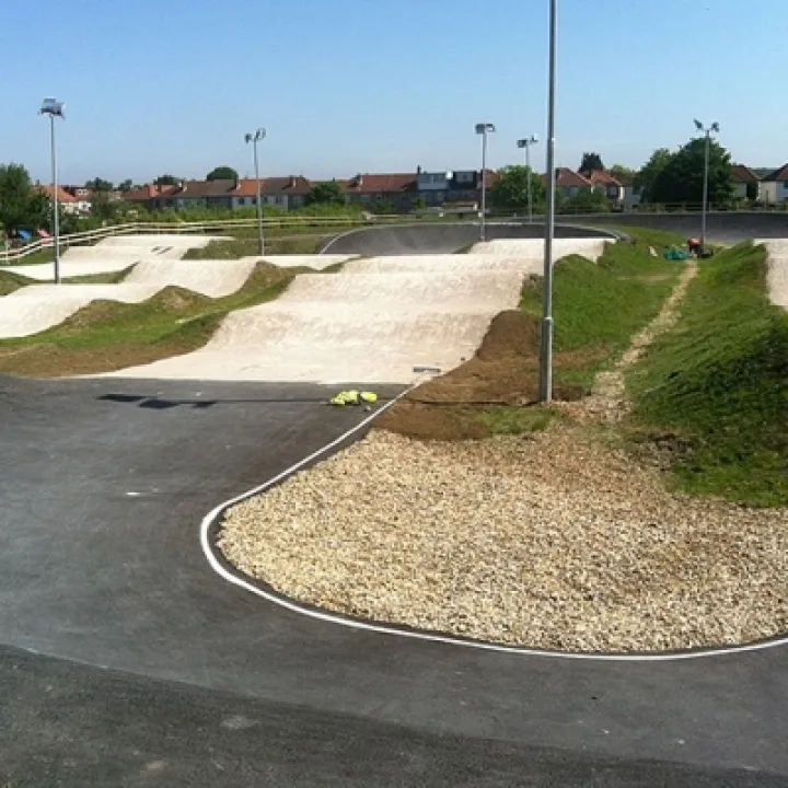 Merton BMX Track end view