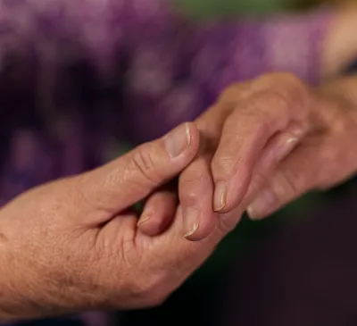 Mary hand holding