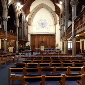 View from back of church