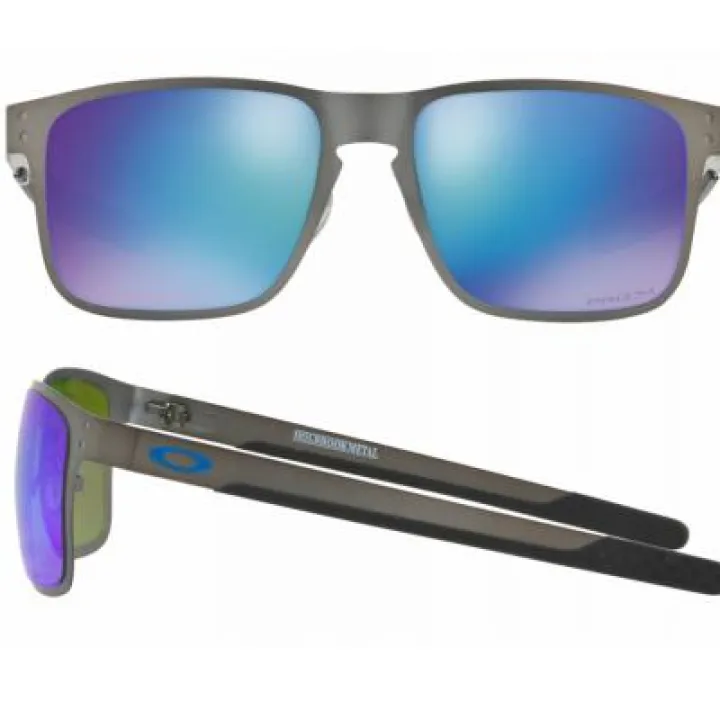 Oakley Holbrook Metal Matte Gunmetal / Prizm Sapphire Polarized Lenses OO4123-07