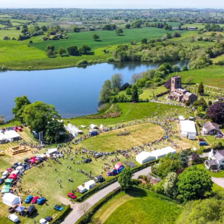 Publicity Photo   Aerial View Of Marbury Merry Days  2