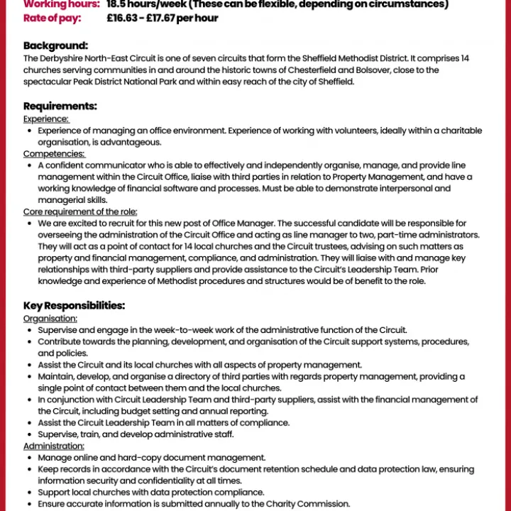 DNEC Office Manager