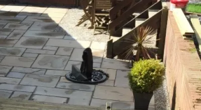 domestic block patio and boards