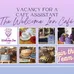 Vacancy cafe assistant