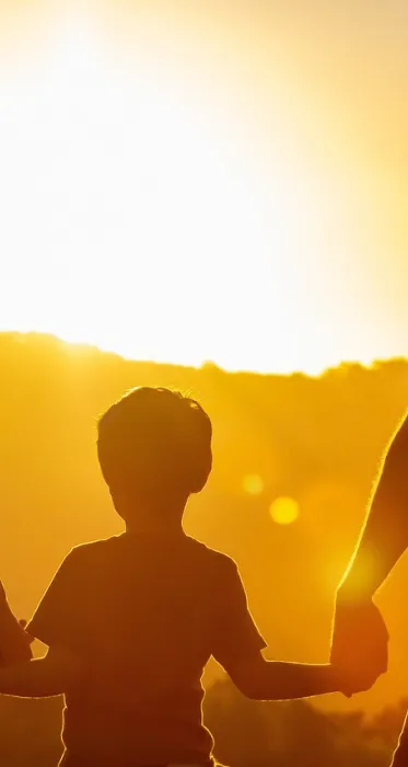 Family, sun, love