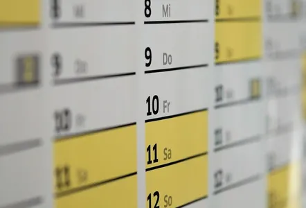 Calendar, dates, schedule