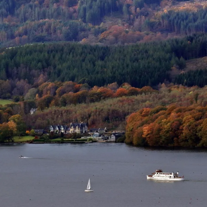 Windermere, steamers, nature, cumbria, england, vessel, lake, landscape, uk, lake district, britain, tourism