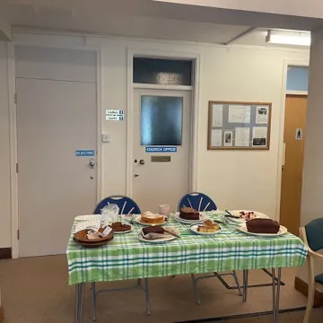 Cakes at Traidcraft Coffee Morning
