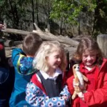 Laylee and Amelia enjoying the sunshine