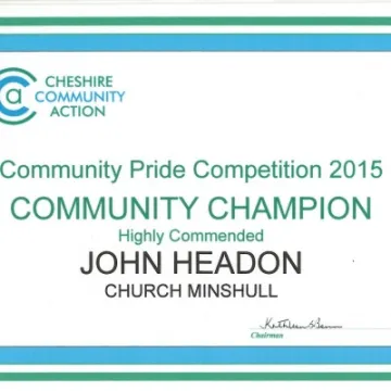 Community Champion cert