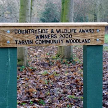 TWT Countryside Award 2000 Sign After Refurb