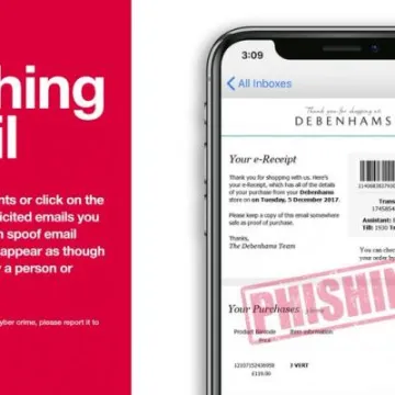 Debenhams e-receipt