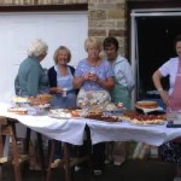 refreshments at Dodworth Garden Party