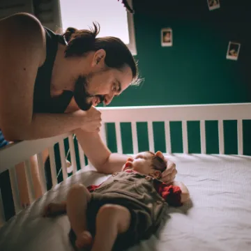 father-looking-at-his-baby-4374504