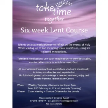 Take Time Medications – Lent 2021